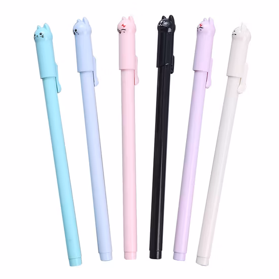 학생을 위한 프로모션 창의적 색상 0.5mm 플라스틱 젤 잉크 펜